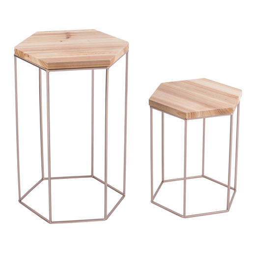 Tables Gigognes Marron Meubles De Salon La Foir Fouille