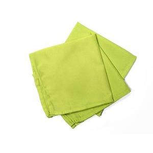 Lot de 3 serviettes de table Alix anis