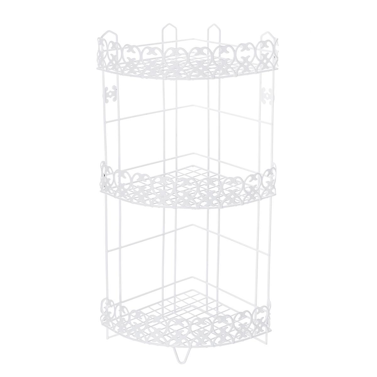 etagere d angle 22 x 22 x h 61 cm etageres et miroirs de salle de bain la foir fouille