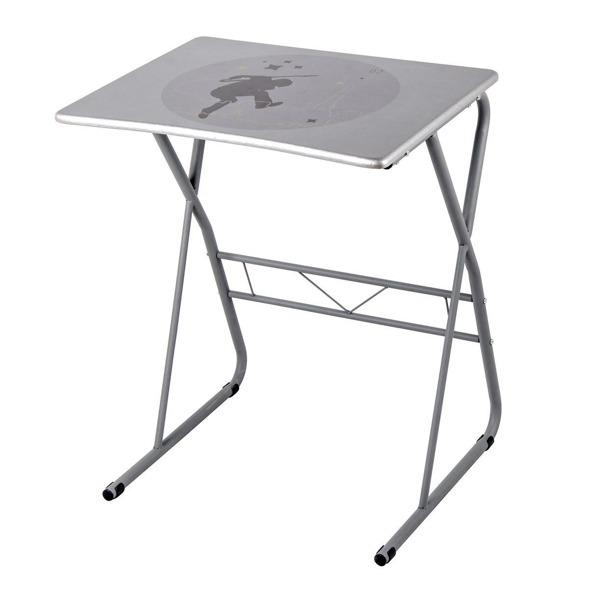 Bureau rock - Acier et panneaux de particules - 60 x 15 x H 73 cm - Gris Bureau rock - Acier et panneaux de particules - 60 x 15 x H 73 cm - Gris