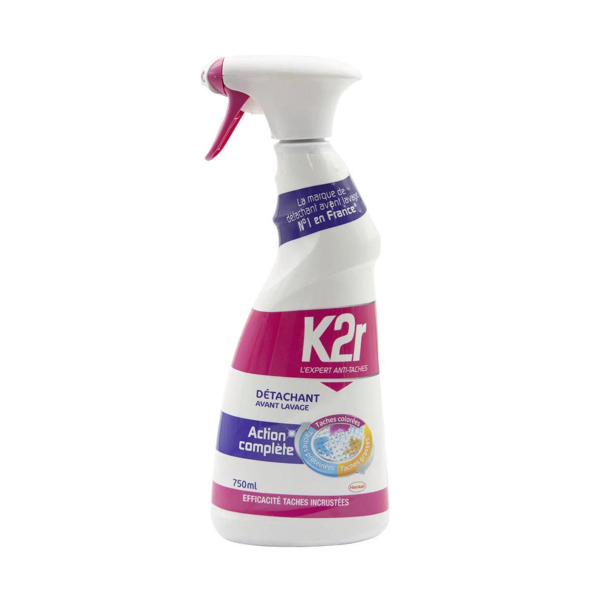 Spray détachant en spray Action Complète - 750 ml - K2R