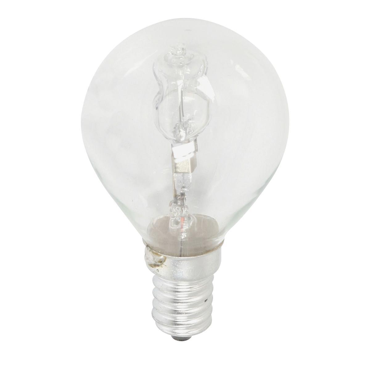 Ampoule halogène sphérique 18W E14