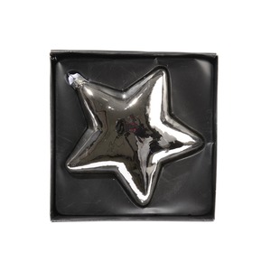 Suspension étoile - 15 cm -Gris argenté