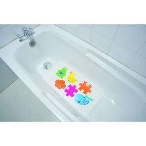 Tapis fond de baignoire anti-glisse enfant - 70 x 36 cm - Multicolore
