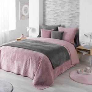 Couvre-lit matelassé Bellanda - 220 x 240 cm - Gris