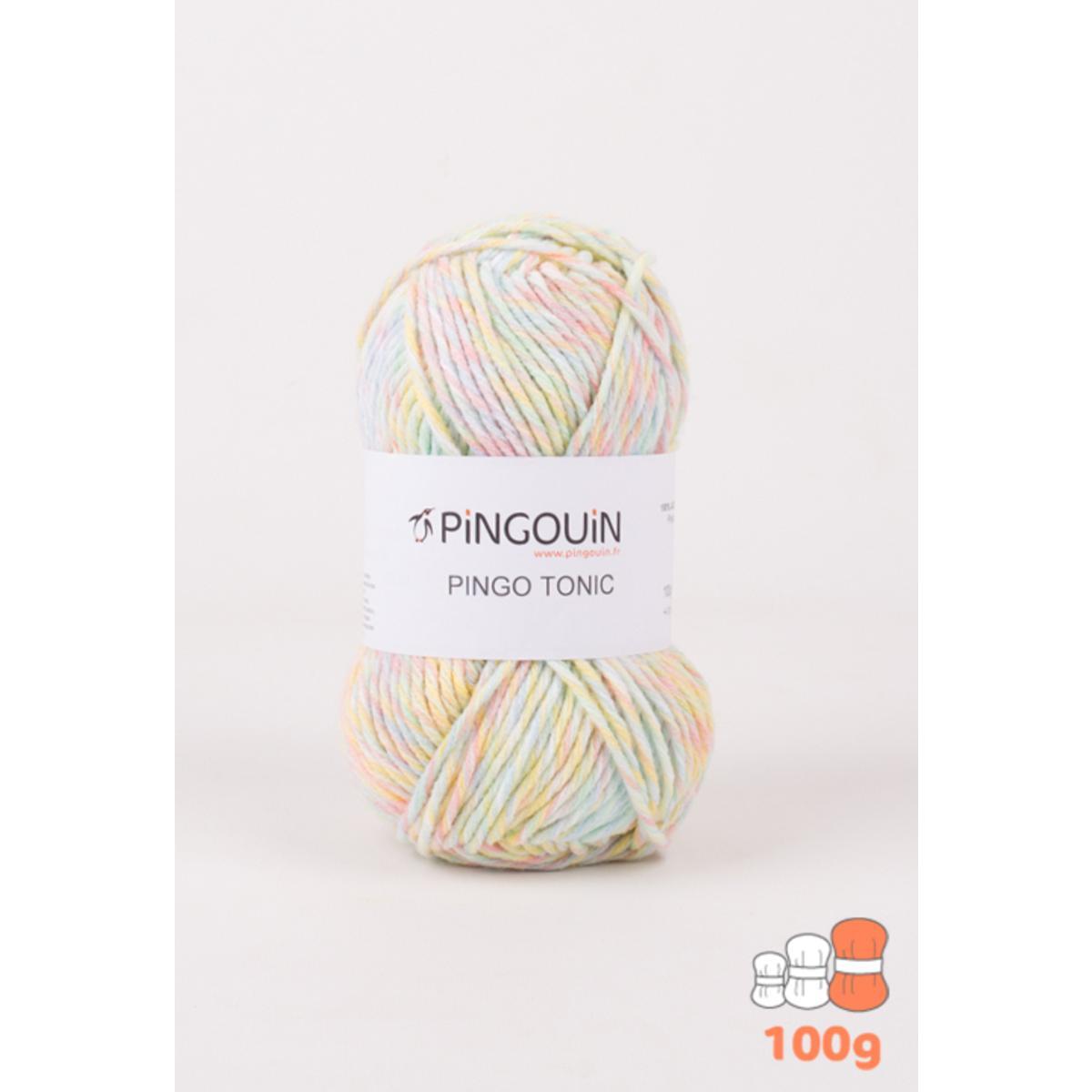 10 pelotes polyester Pingo Chenille - 107 m - Marron - PINGOUIN