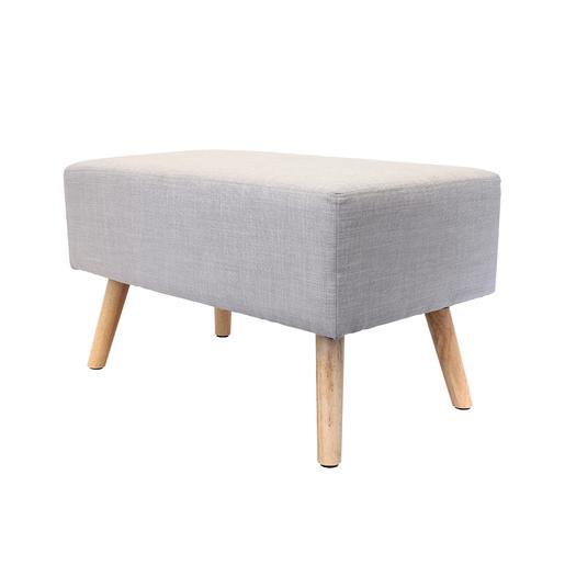 Banc Tissu Gris Meubles De Salon La Foir Fouille