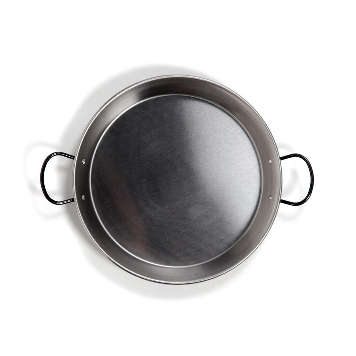 Plat à paella - Acier poli - Ø 30 cm - Gris Plat à paella - Acier poli - Ø 30 cm - Gris