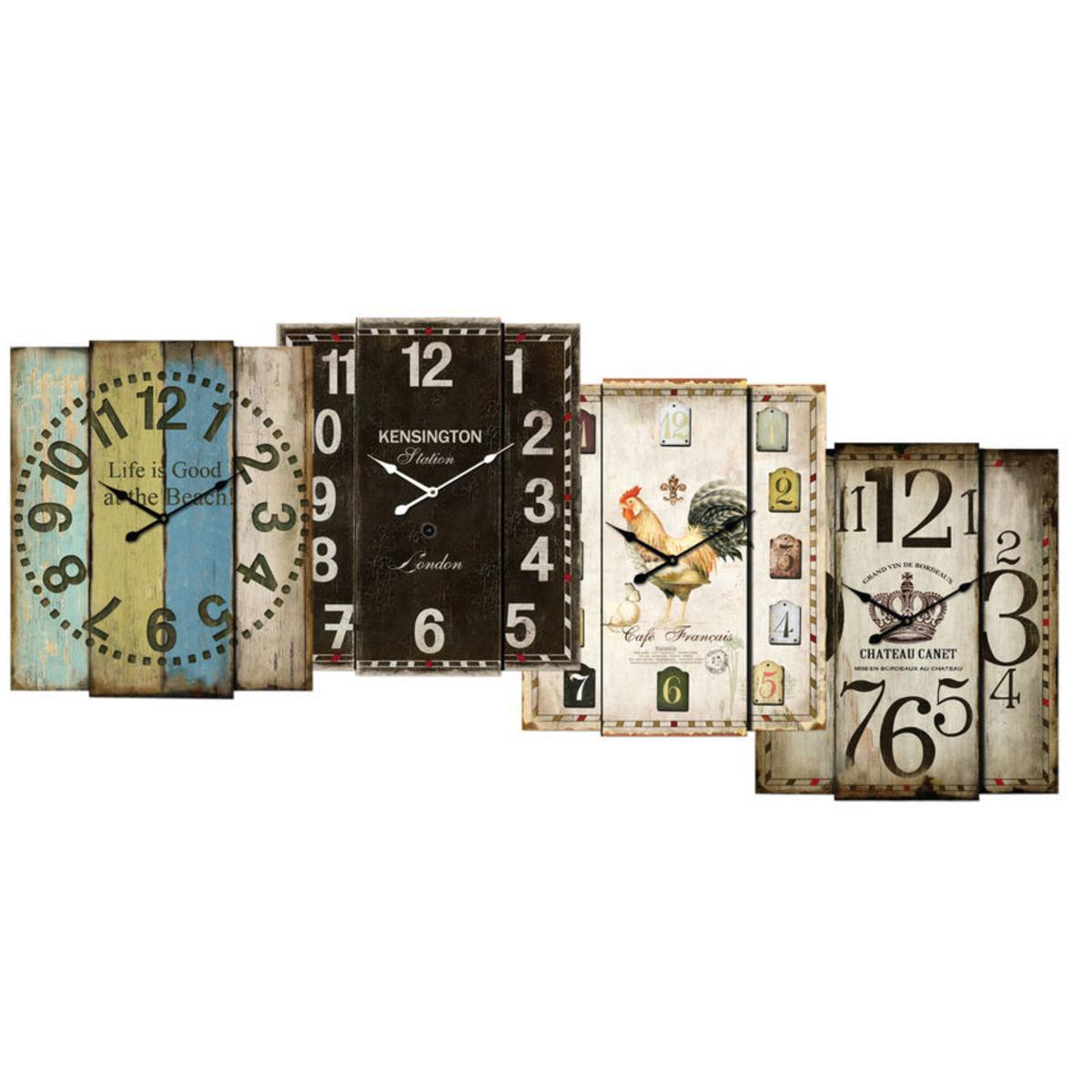 Pendule - MDF - 50 x 58 cm - Différents coloris Pendule - MDF - 50 x 58 cm - Différents coloris