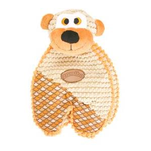 Peluche singe sonore - 28 x 19 x 8 cm - Multicolore