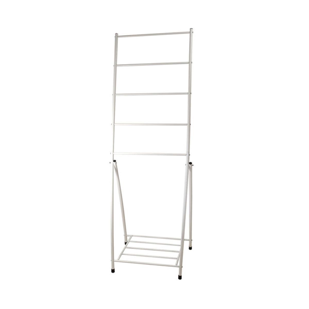 Porte serviettes Diana en acier - 50 x 39,5 x 150 cm - Blanc Porte serviettes Diana en acier - 50 x 39,5 x 150 cm - Blanc