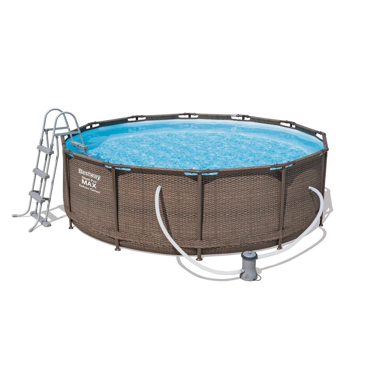 Piscine tubulaire ronde - ø 366 x H 100 cm - BESTWAY Piscine tubulaire ronde - ø 366 x H 100 cm - BESTWAY