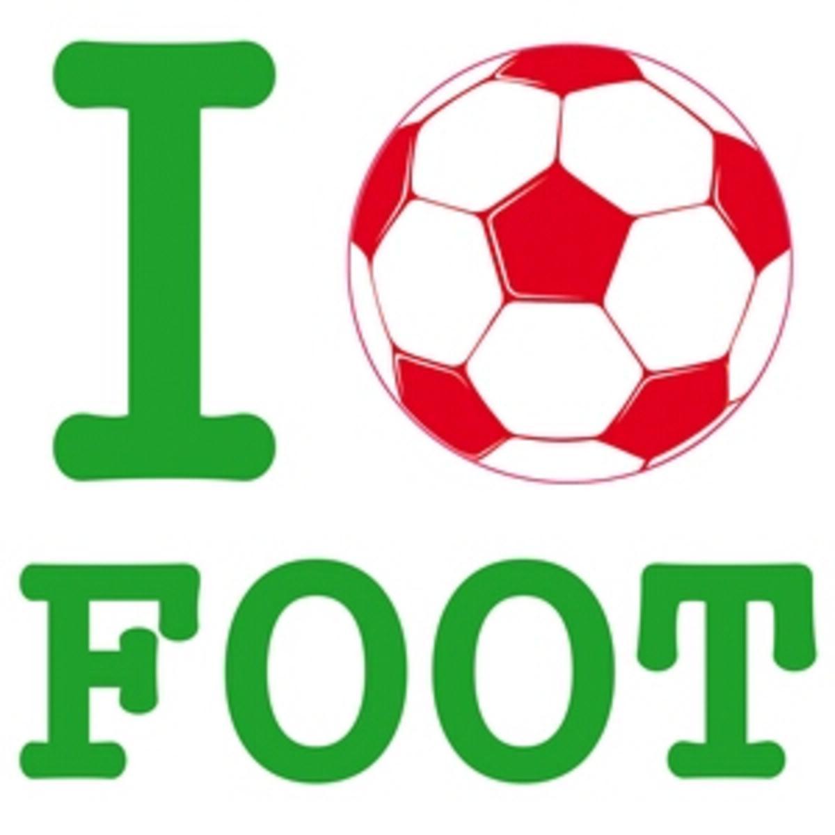 Serviettes imprimées 33 x 33 cm x 20 i love foot Serviettes imprimées 33 x 33 cm x 20 i love foot