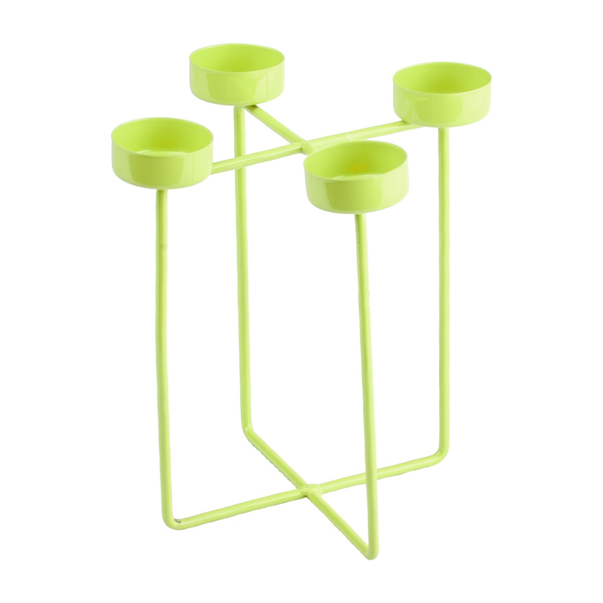 Bougeoir Design - 13,5 x 13,5 x H 18 cm - vert Bougeoir Design - 13,5 x 13,5 x H 18 cm - vert