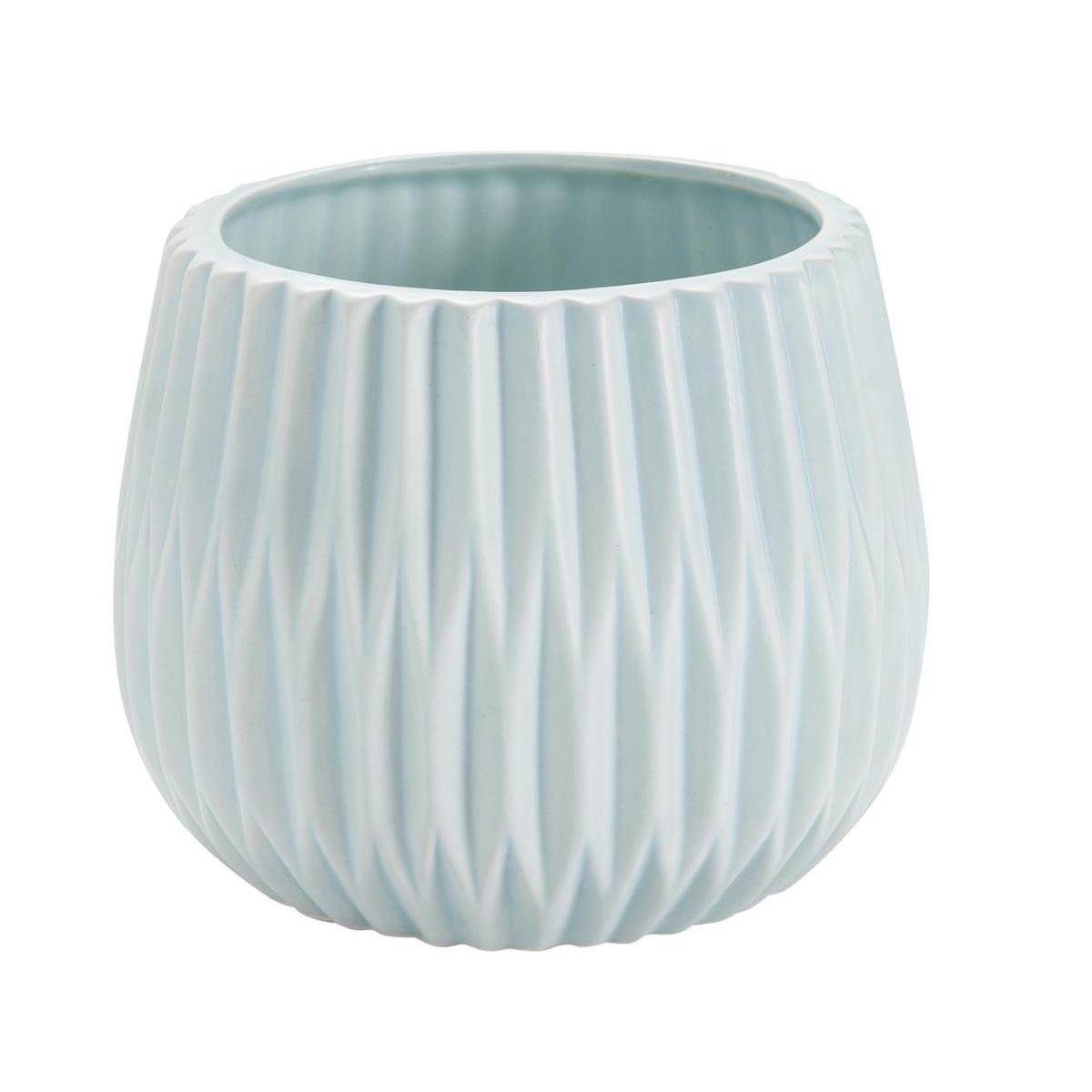 Pot céramique - H 14 cm - 3 coloris Pot céramique - H 14 cm - 3 coloris
