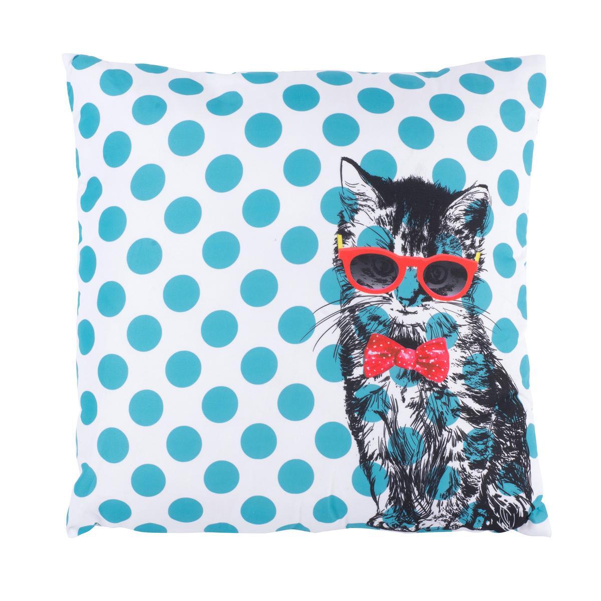 Coussin Chat Blanc Bleu Rose Coussins La Foir Fouille Coussin Chat Blanc Bleu Rose Coussins La Foir Fouille