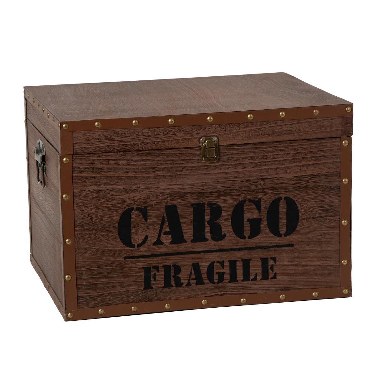 malle de rangement cargo differentes tailles disponibles 40 x 30 x 35 cm marron rouge noir cuisine cadeaux la foir fouille