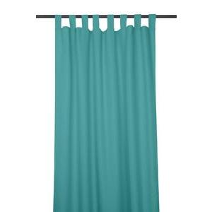 Rideau Jackson - L 260 x l 135 cm - Bleu canard