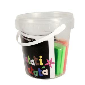 Seau de 10 pains de pâte à modeler - Pâte polymède - Différents coloris
