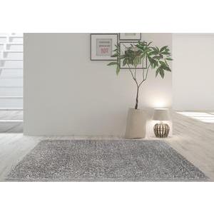 Moderne Tapis Gris à Rayures Noir Nouveau Tapis Pour Salon