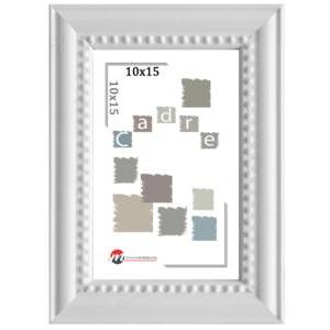 Cadre ZOE - Bois - 13 x 18 cm - Blanc