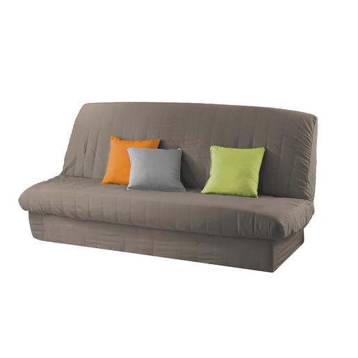 Housse de clic-clac matelassée - 120 à 140 cm x 185 à 200 cm - Marron taupe Housse de clic-clac matelassée - 120 à 140 cm x 185 à 200 cm - Marron taupe