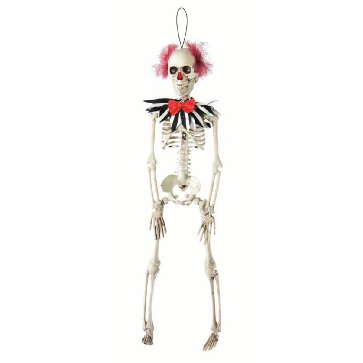 Squelette clown - L 39 x H 4.5 x l 9 cm - Multicolore - PTIT CLOWN