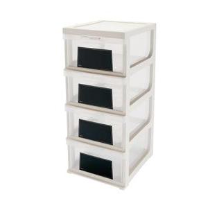 Tour de rangement 4 tiroirs inscriptibles