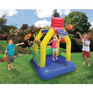 chateau de jeux gonflable multicolore jeux d exterieur la foir fouille