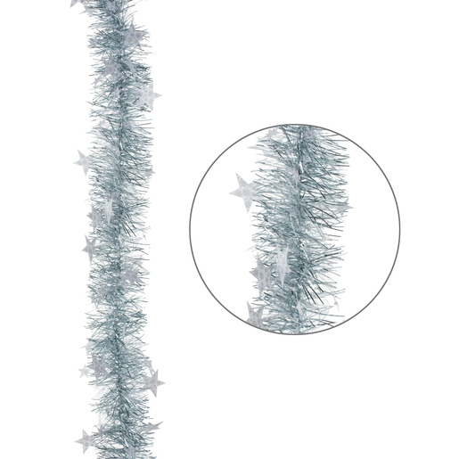 Guirlande Avec Etoiles Pvc Gris Guirlandes De Sapin De Noel La Foir Fouille