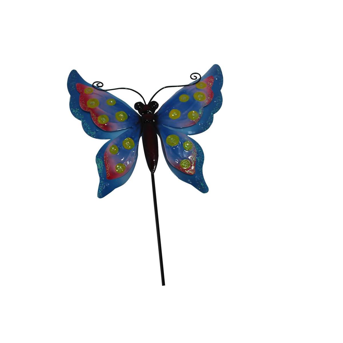 Papillon décoratif - Métal - Multicolore