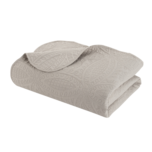 Couvre Lit Matelasse 220 X 240 Cm Beige Linge De Lit La