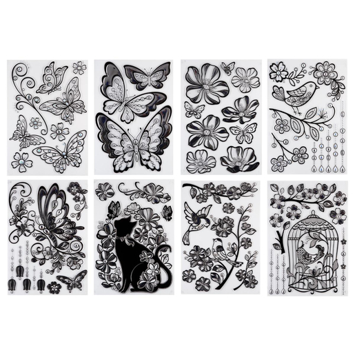 Stickers Relief Stickers Et Adhesifs Deco La Foir Fouille