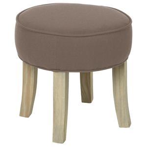 Tabouret effet lin Adriel - Marron