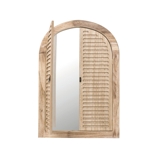 Miroir Persienne En Bois 45 X 2 5 X H 66 Cm Miroirs La Foir