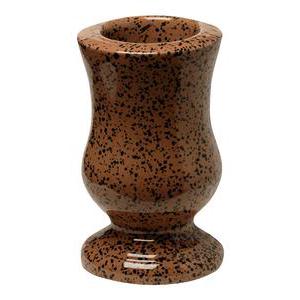 Vase - Porcelaine - D 17 x H 28 cm - Marron