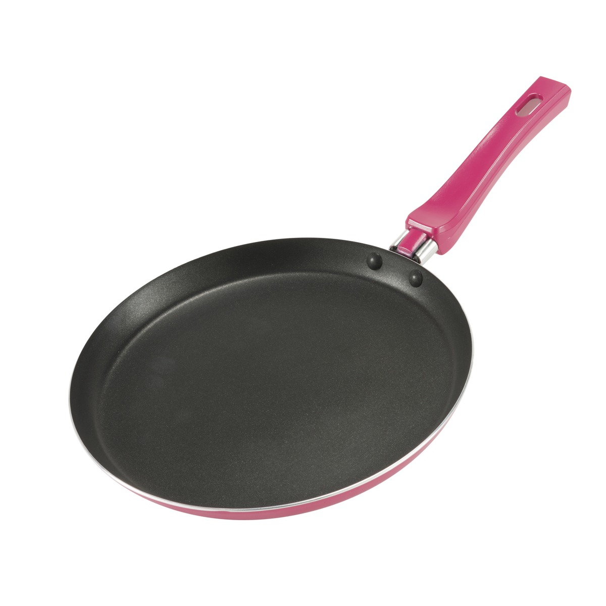 Crêpière aluminium - Diamètre 24 cm - Noir, rose Crêpière aluminium - Diamètre 24 cm - Noir, rose