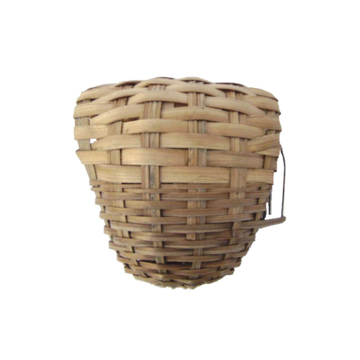 Nid en rotin pour bengalis - Osier - 11 x 11 x H 8 cm - Marron Nid en rotin pour bengalis - Osier - 11 x 11 x H 8 cm - Marron