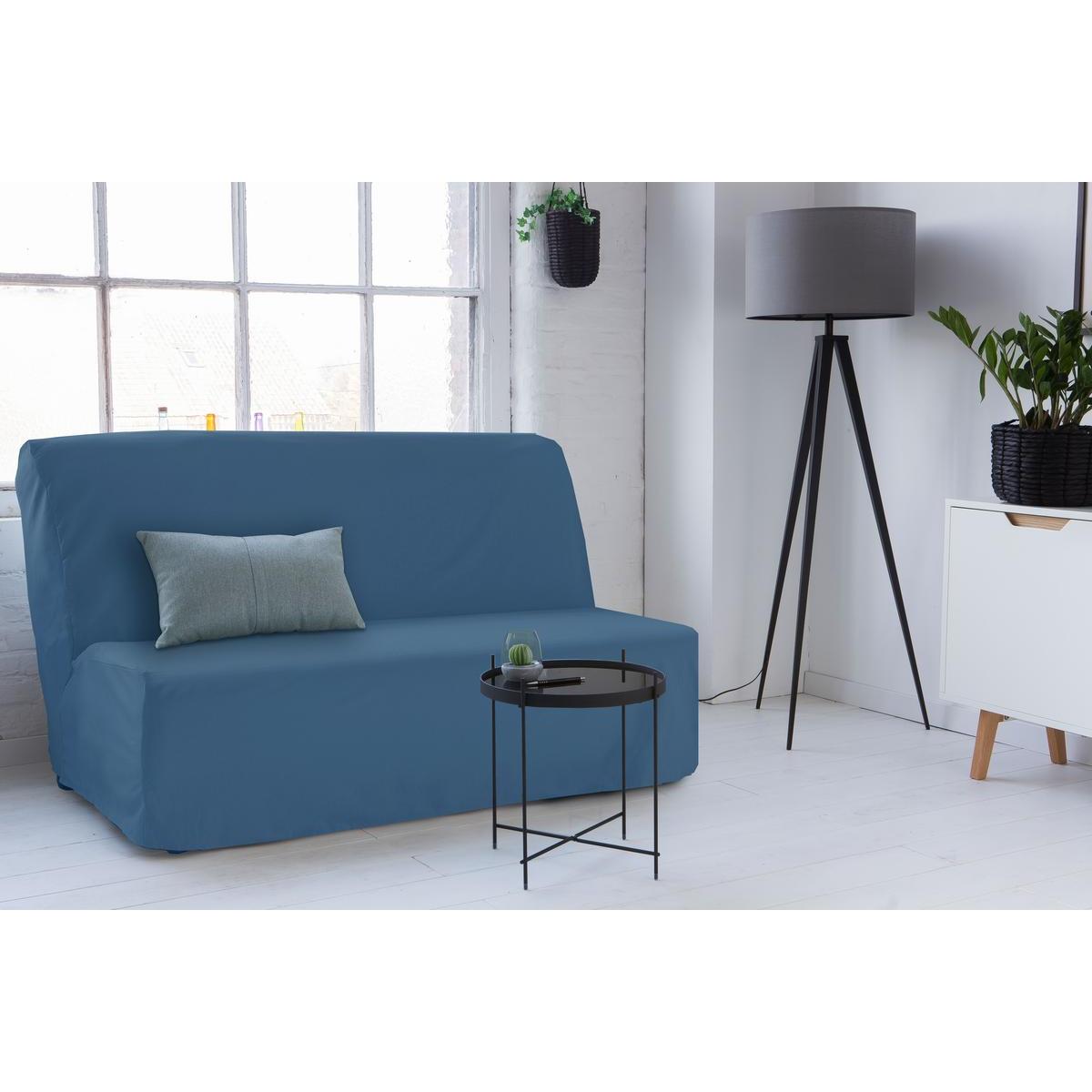 Housse Pour Coussin d'Assise de Canapé Bleu Canard