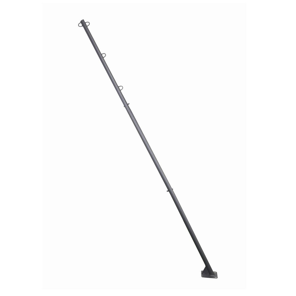 Support voile d'ombrage - Fer - Ø 4,2 cm x L 2,95 m - Noir Support voile d'ombrage - Fer - Ø 4,2 cm x L 2,95 m - Noir