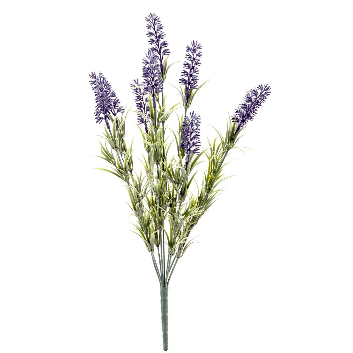 Bouquet 9 Brins De Lavande H 45 Cm Fleurs Artificielles La Foir Fouille