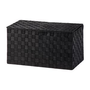 Coffre de rangement - Nylon - 52 x 30 x H 28 cm - Blanc, Taupe ou Noir