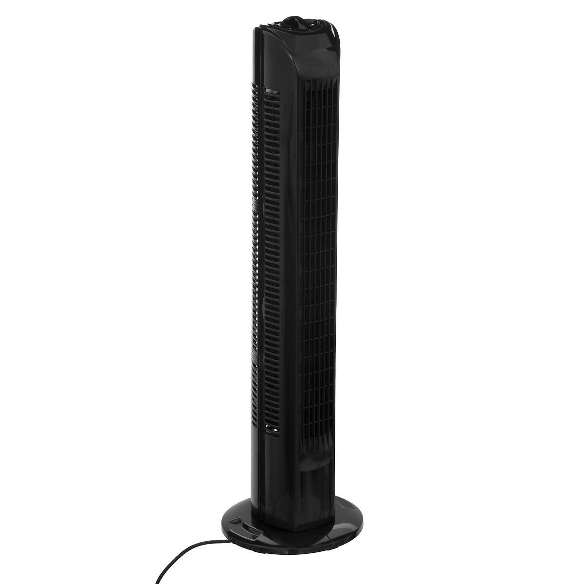 Ventilateur colonne noir