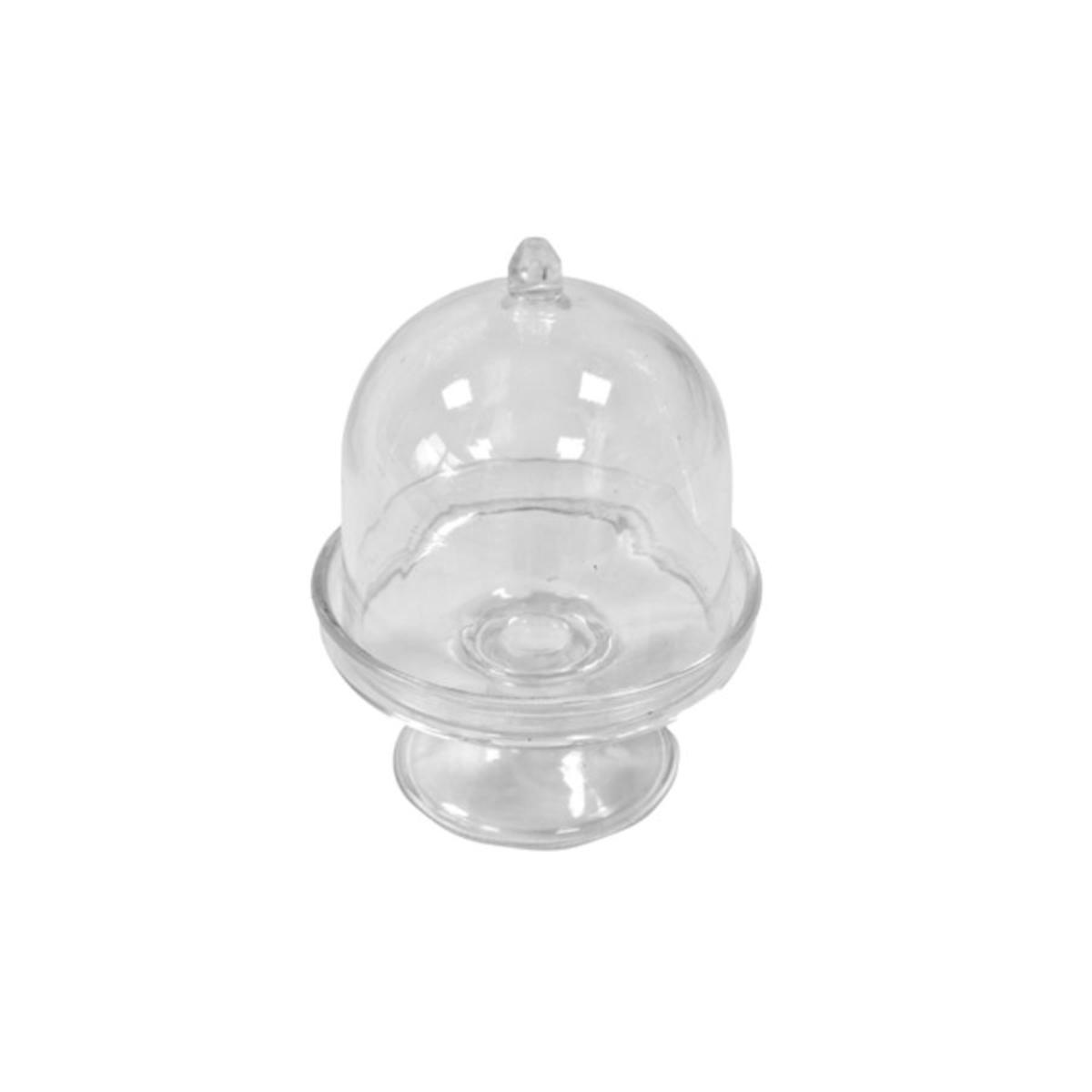 Lot De 3 Mini Cloches A Gateau Plastique Blanc Decoration De Table La Foir Fouille