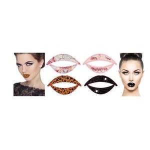 Tatouages d'Halloween pour lèvres - Multicolore - GOODMARK