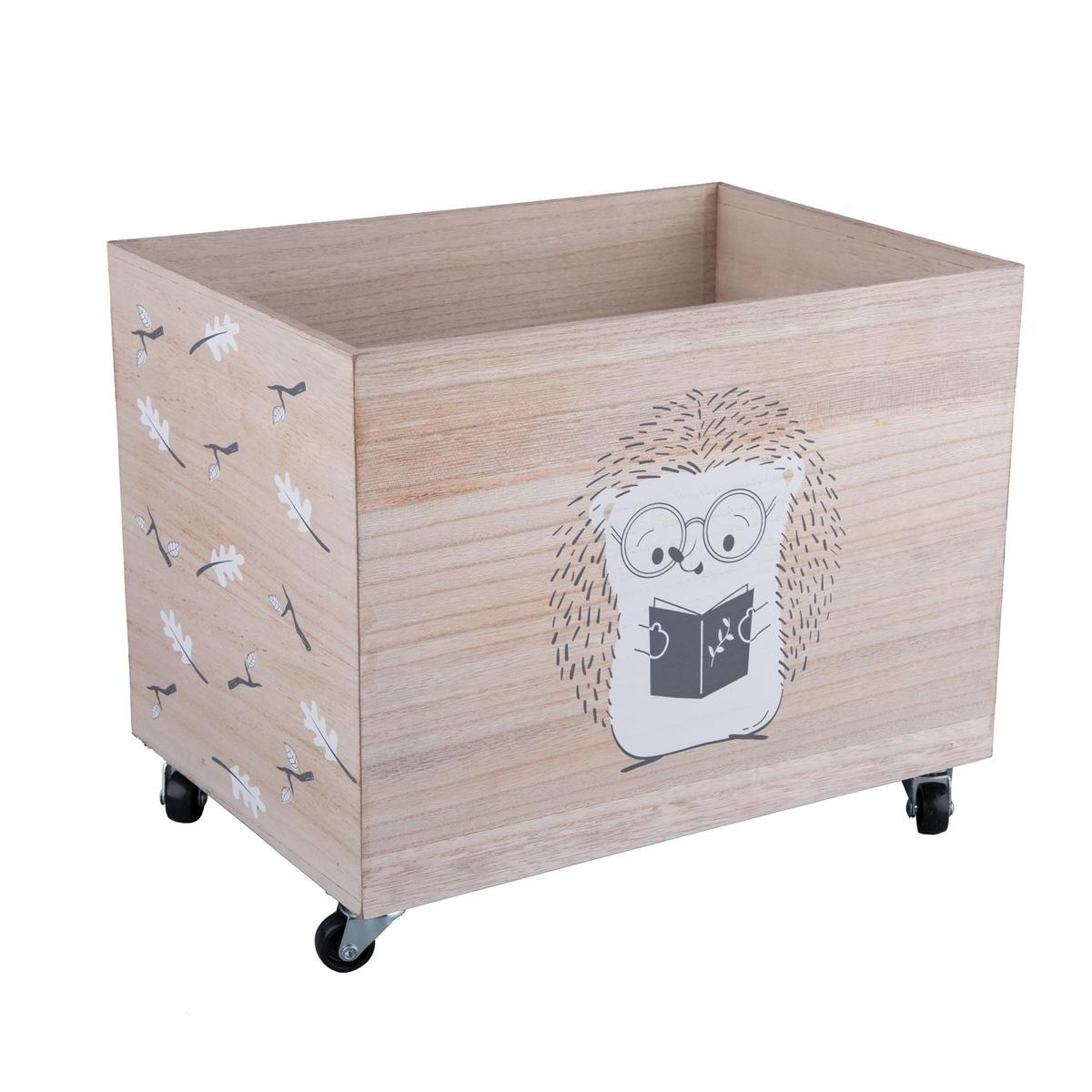 coffre a roulettes en bois s cadeaux de noel deco la foir fouille