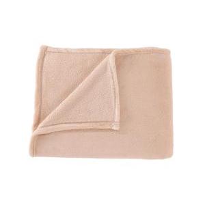 Couverture polaire - 150 x 200 cm - Beige