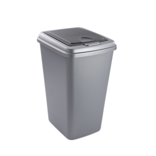 Poubelle Plastique Gris Poubelles La Foir Fouille