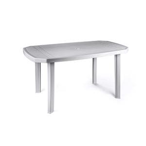 Table - 140 x 90 x H 72 cm - Gris - MOOREA