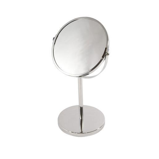 Miroir A Poser Metal Chrome Gris Accessoires Salle De Bain